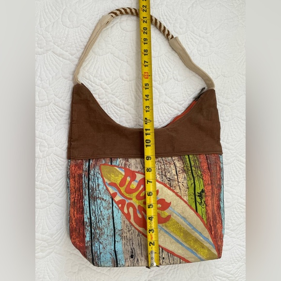 Sun'N'Sand - Medium Scoop Tote - Surf's Up Bag Purse - Picture 9 of 13